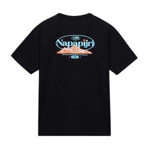 Napapijri Mens Graphic T-Shirt / Black